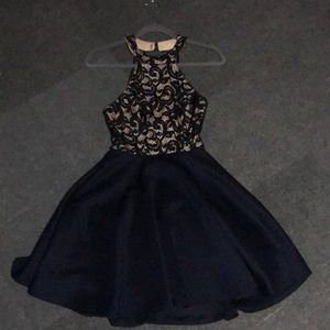 Blue Homecoming Dress (Size S)